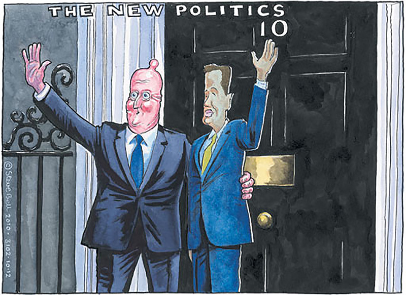 The ruling class have failed properly to grasp the sheer scale and magnitude of public anger at them. Image © Steve Bell.